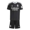 Maglia da Calcio Portiere Real Madrid 2025-26 Nera per Bambino